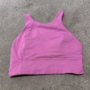 Lululemon Pink Sleeveless Crop Top